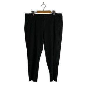 Lord & Taylor Women's Black Ponte Ankle Pants